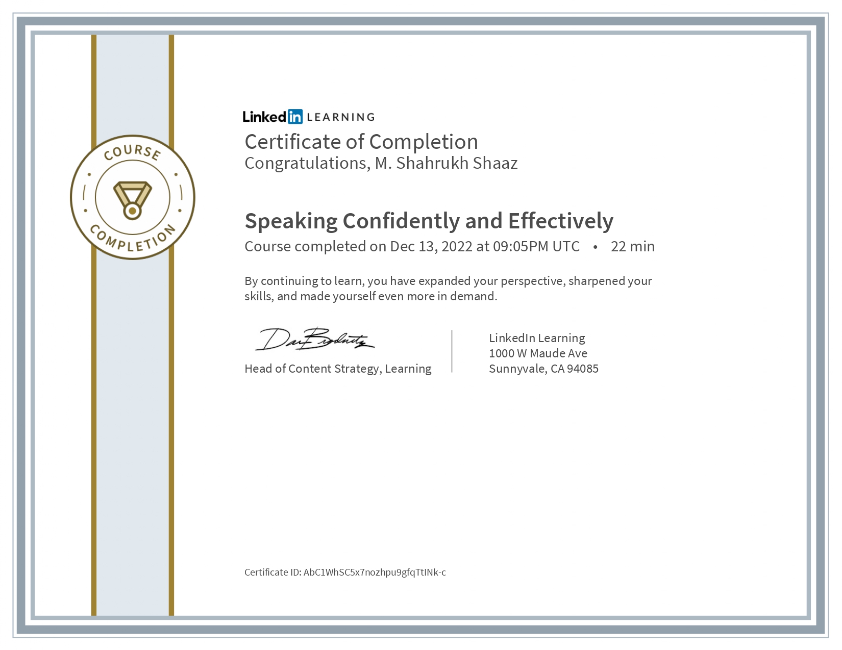 Speaking Confidently and Effectively